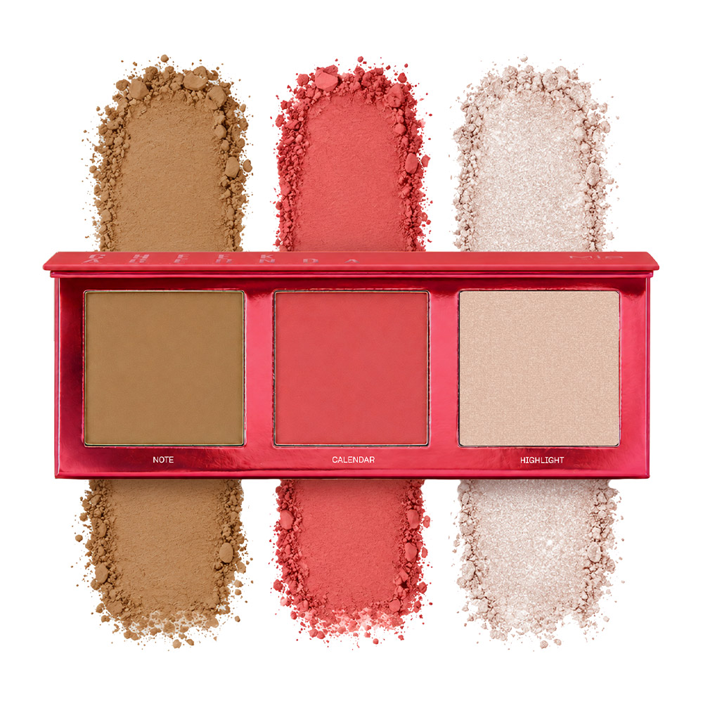 Mia Make Up Cheek Agenda - Palette 3 In 1 Viso N.03 Intense