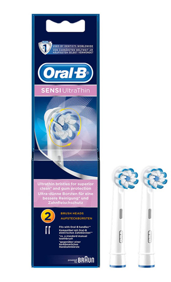 Oral-B Sensi Ultrathin Testine Di Ricambio 2 Pezzi Oral-B Sensi Ultrathin Testine Di Ricambio 2 Pezzi