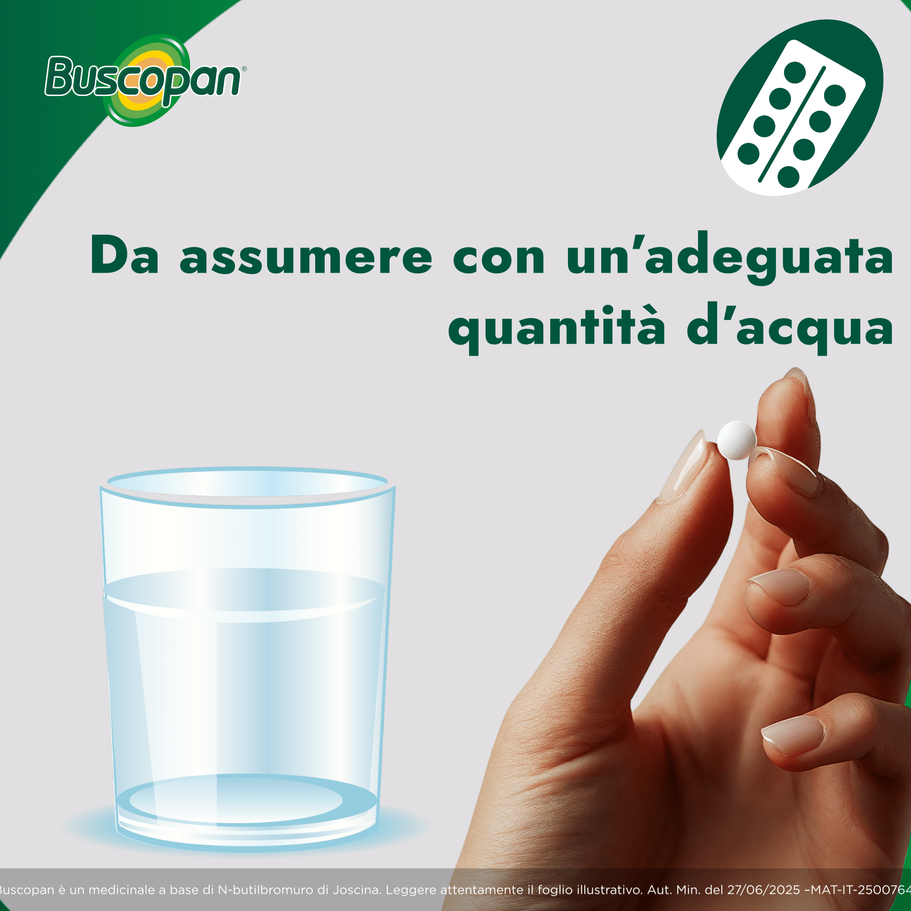 Buscopan Contro Mal di Pancia, Dolori e Crampi Addominali, 40 Compresse Rivestite