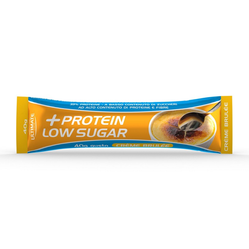 Ultimate Italia +Protein Low Sugar - Barretta Proteica Gusto Creme Brulèe 40 g