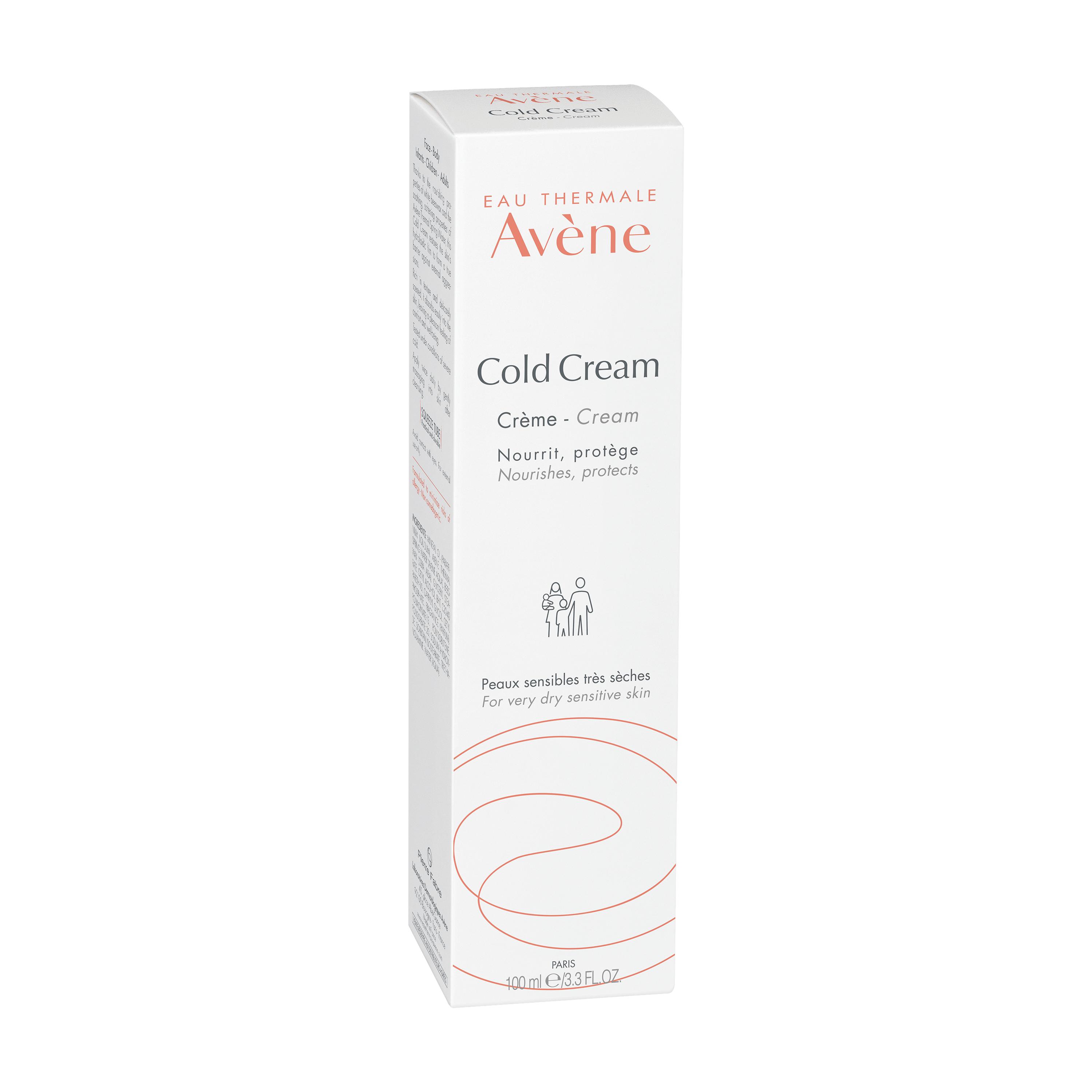 Avène Cold Cream - Crema Nutriente, Idratante, Protettiva Per Pelle Sensibile Molto Secca Viso E Corpo 100 ml