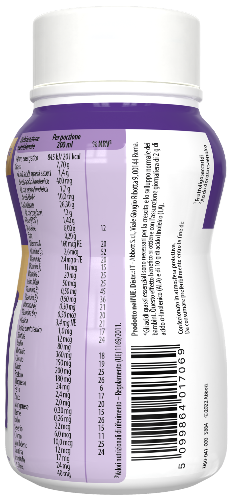 Pediasure Crescita e Sviluppo Drink 4x200ml cioccolato