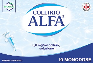 Collirio Alfa Monodose 0,8 mg/ml Nafazolina Decongestionante 10 Flaconcini Collirio Alfa Monodose 0,8 mg/ml Nafazolina Decongestionante 10 Flaconcini