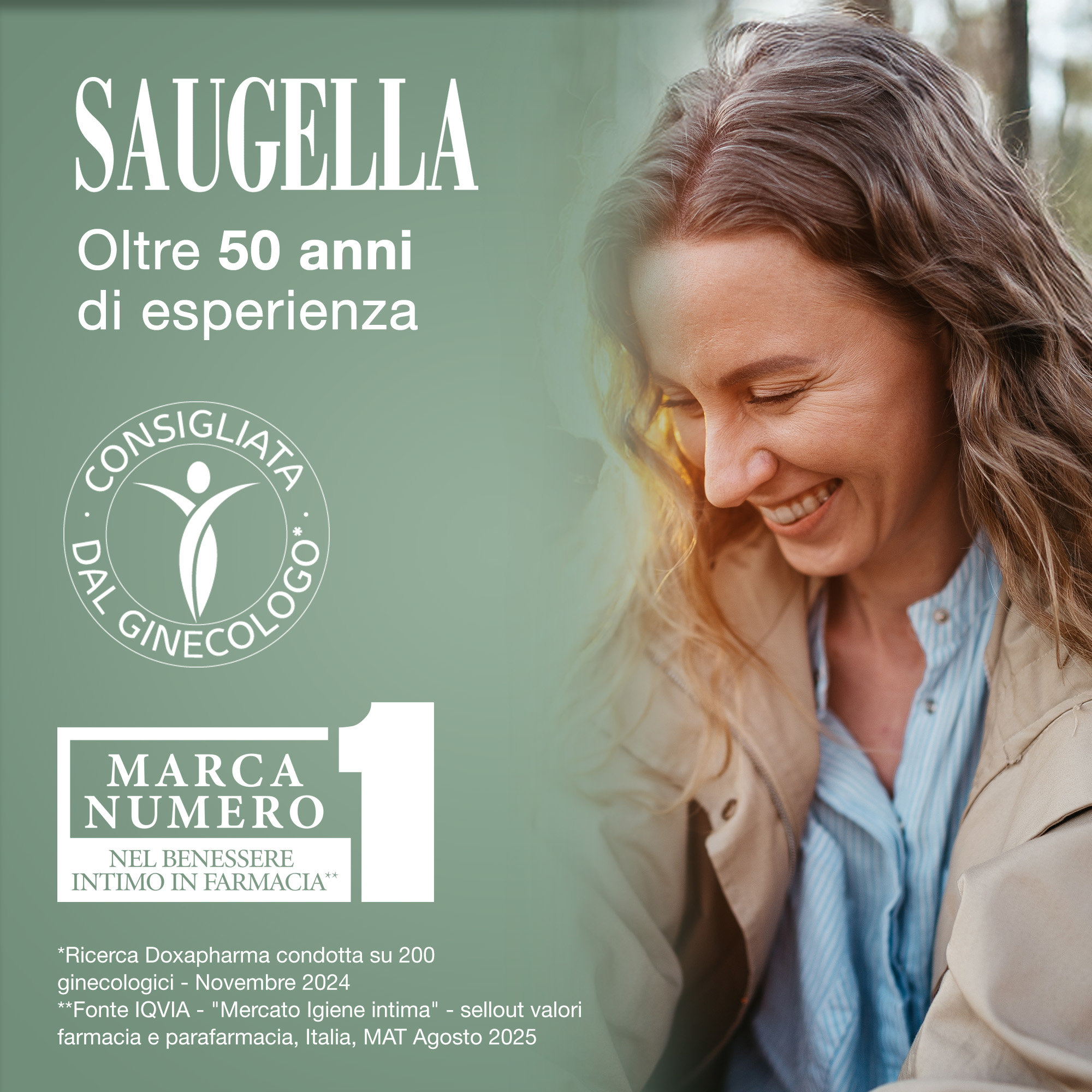 Saugella Poligyn 50+ - Detergente Intimo Lenitivo Ed Emolliente A pH Fisiologico 500 ml