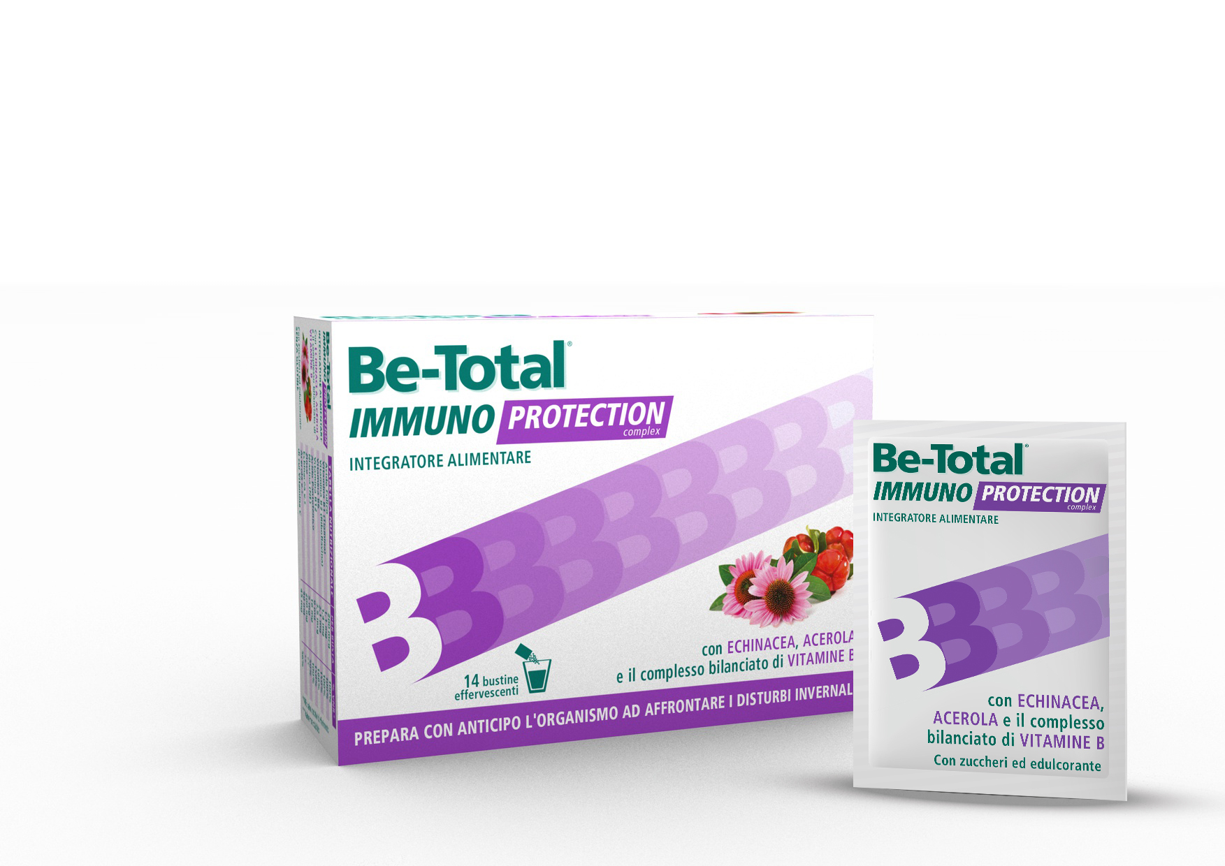 Be-Total Immuno Protection Integratore Alimentare Difese Immunitarie Vitamina B Zinco 14 Bustine Be-Total Immuno Protection Integratore Alimentare Difese Immunitarie Vitamina B Zinco 14 Bustine