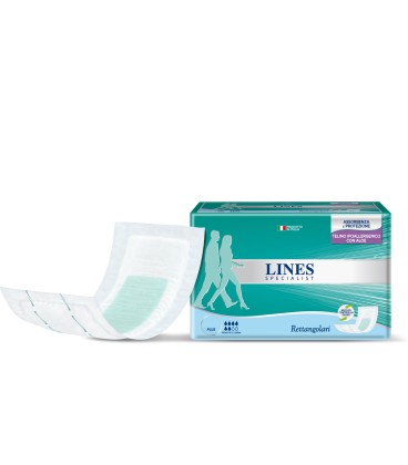 Lines Specialist Pannolone Incontinenza Rettangolare 26 Pezzi