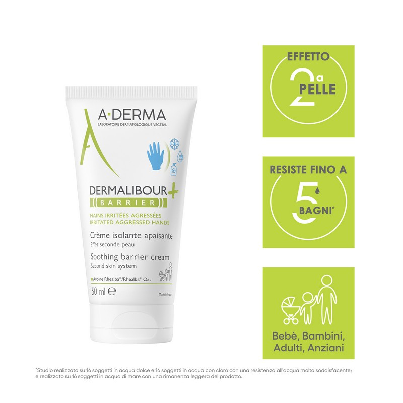 A-DERMA DERMALIBOUR + CICA Crema Isolante Lenitiva 50mL A-DERMA DERMALIBOUR + CICA Crema Isolante Lenitiva 50mL