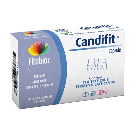 Candifit Integratore Vie Urinarie 24 Capsule Gastroresistenti