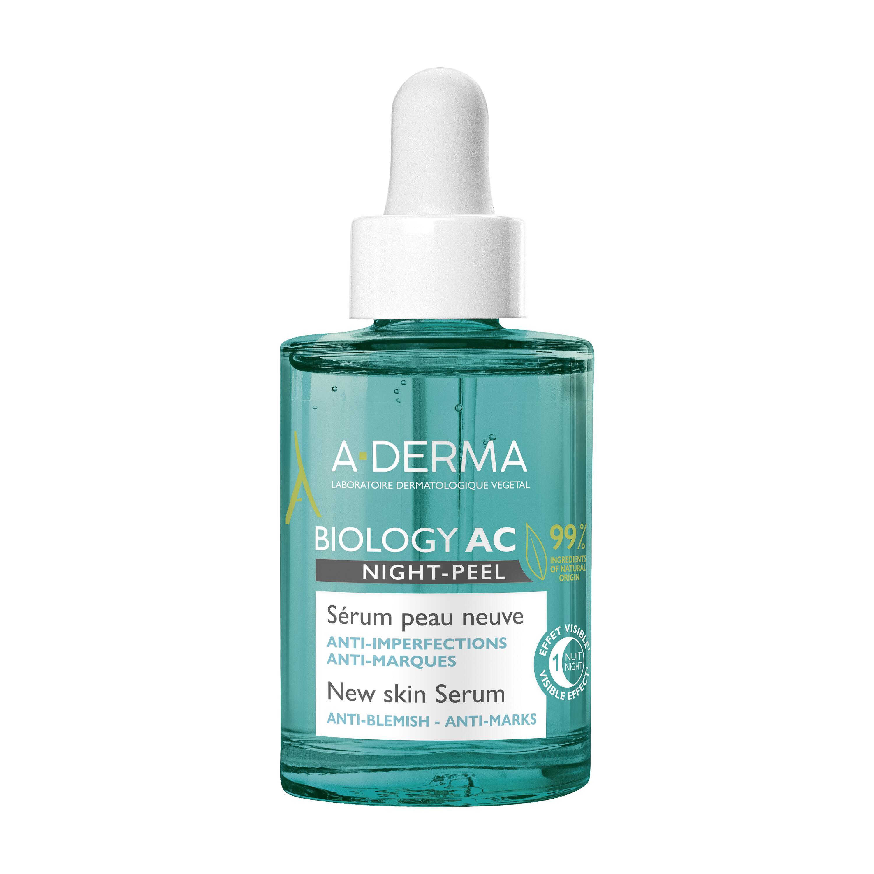 A-Derma Biology AC - Siero Pelle Nuova Night Peel 30 ml