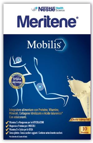Meritene Mobilis Integratore Muscoli Ossa Articolazioni 10 Bustine 