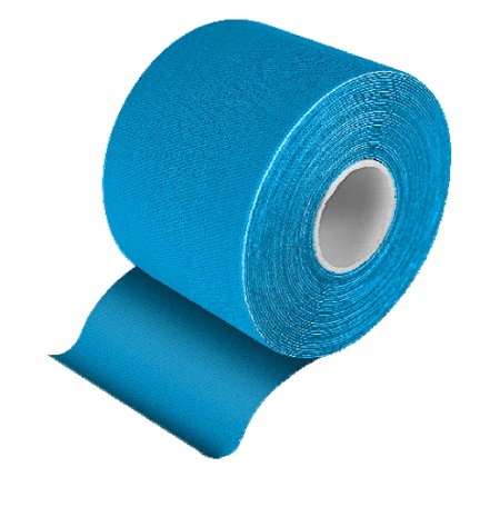 Kinesiotaping Benda Adesiva Elastica Blu In Cotone m 5x5 cm