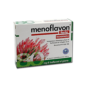 Menoflavon Forte - Integratore per la menopausa - 30 Capsule 80mg
