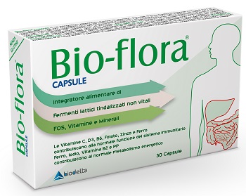Bio-Flora Integratore Fermenti Lattici 30 Capsule