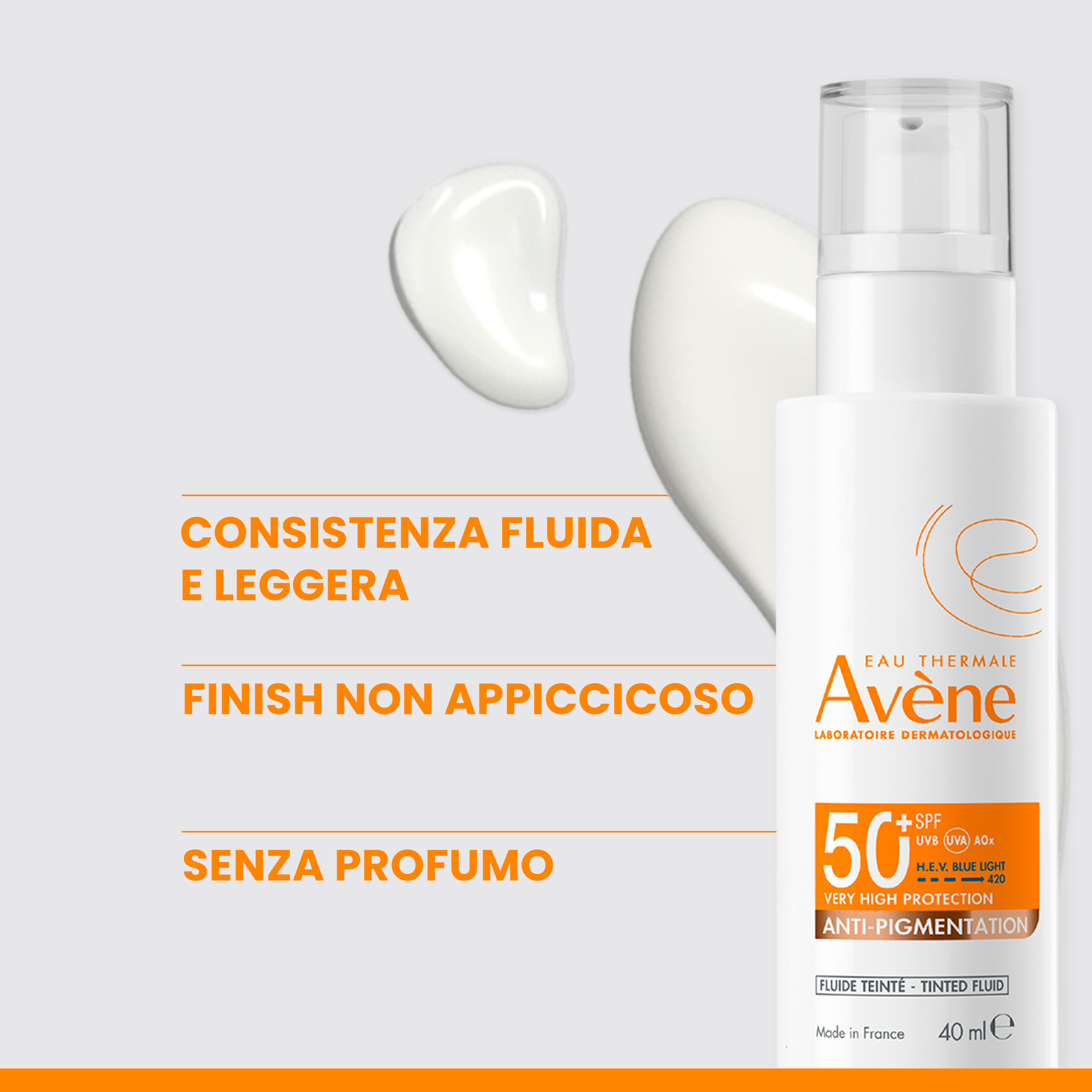Avène Solare Fluido Antimacchie SPF 50+ Protezione e Uniformità 40ml Avène Solare Fluido Antimacchie SPF 50+ Protezione e Uniformità 40ml