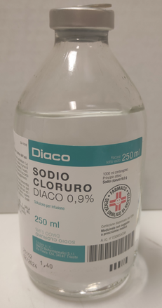 SODIO CLORURO DIACO*0,9% 250ML