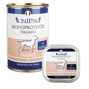UNIPRO CANE MONOPROTEICO MAIALE 400GR (lattina)