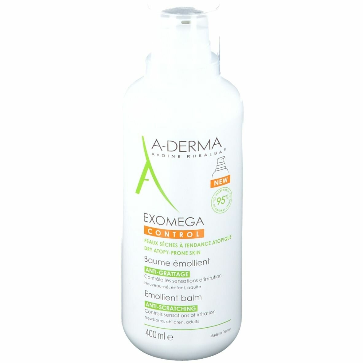 A-DERMA EXOMEGA CONTROL Balsamo Emolliente Anti Grattage 400mL