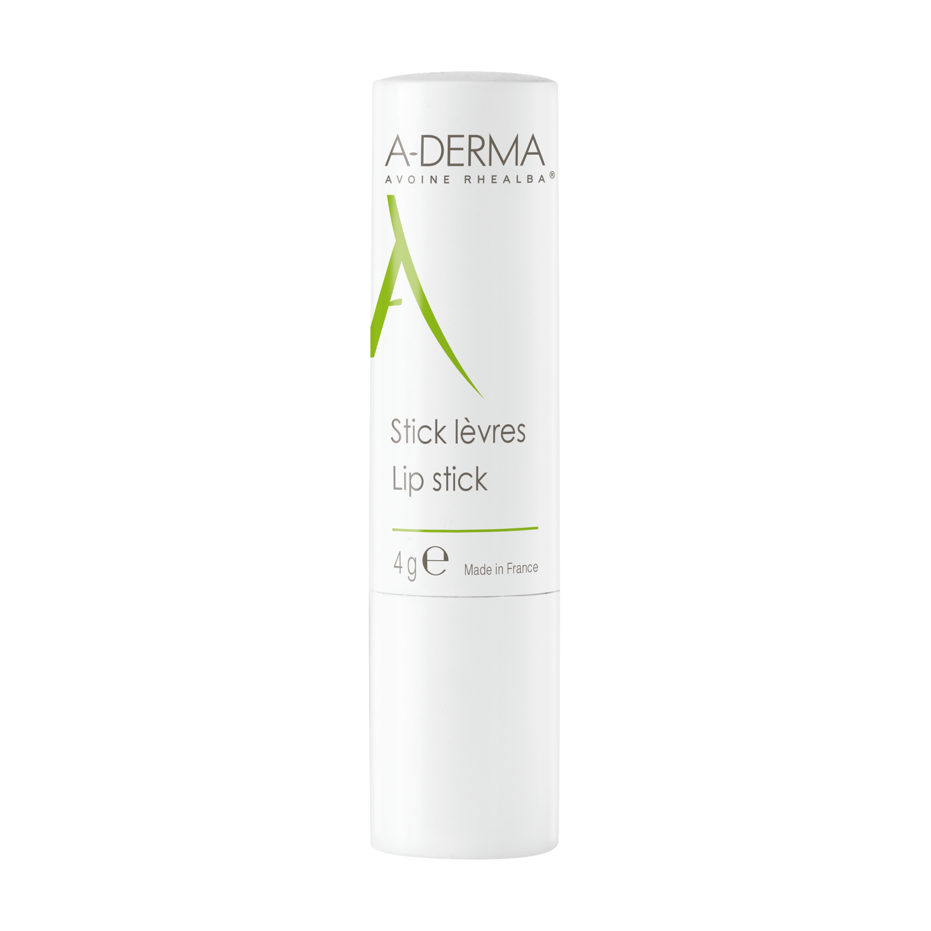 A-Derma Les Indispensables Stick labbra Idratante, Lenisce e Ristruttura, Labbra fragili e secche, 4g