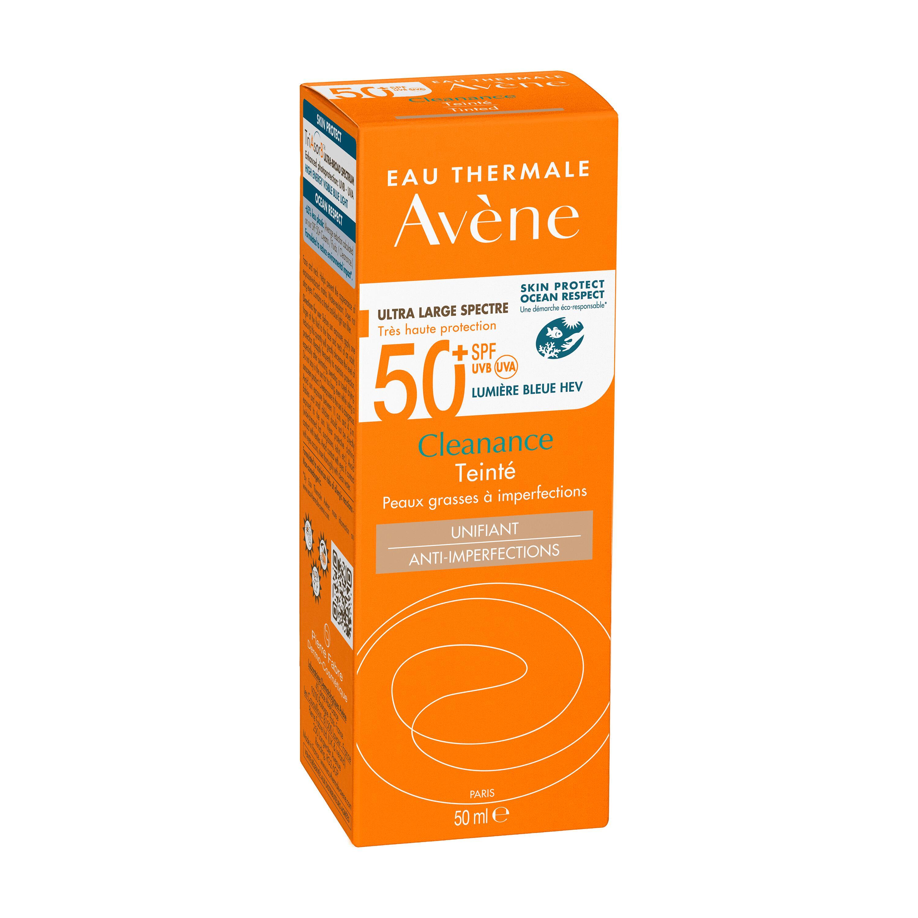 Avène Eau Thermale Crema Colorata SPF50+ - Protezione Solare Molto Alta 50 ml