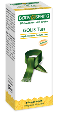Body Spring Golis Tuss Sciroppo Integratore Tosse Secca e Grassa 150 Ml