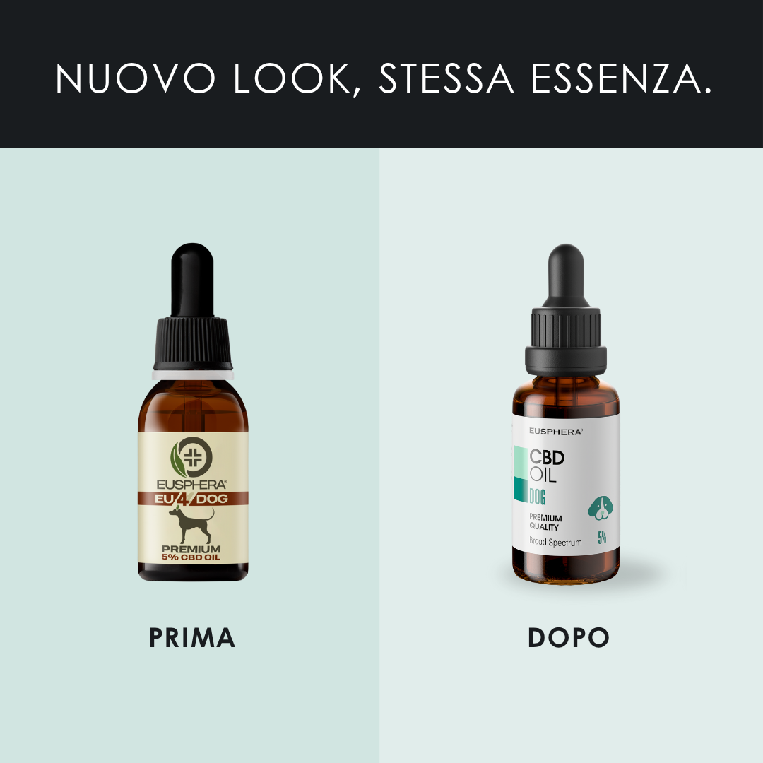 Eusphera CBD Oil Dog - Olio Rilassante per Cani 30 ml
