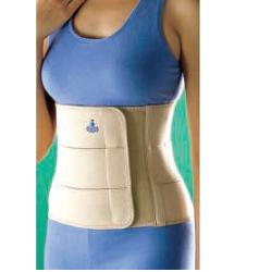 CINTURA ELASTICA ADDOMINALE OPPO MISURA SMALL CON VELCRO. DOTATA DI SPECIALE RIVESTIMENTO ELASTICO MA ABBASTANZA RIGIDO PER PREVENIRNE L'ARROTOLAMENTO