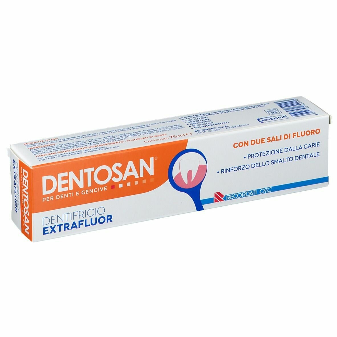 Dentosan Extrafluor Dentifricio Con Due Sali di Fluoro 75 ml Dentosan Extrafluor Dentifricio Con Due Sali di Fluoro 75 ml