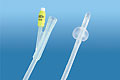 Safety Foley Catetere In Lattice Siliconato Punta Nelaton A 2 Vie Con Palloncino 5-15 ml 24CH
