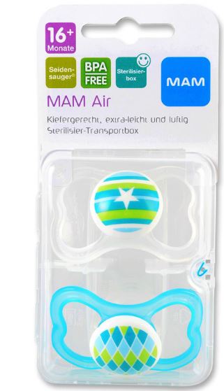Mam Air Succhieto In Silikon Seta Leggero Colori Assortiti +16m 2 Pezzi