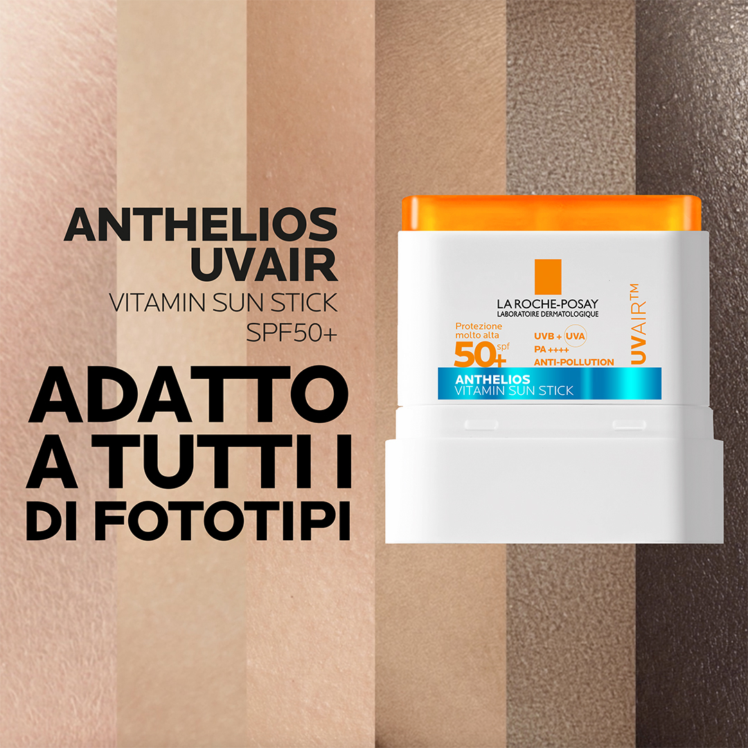 La Roche-Posay - Anthelios Uvair Vitamin Sun Stick SPF50+ Stick Solare Viso 9 g