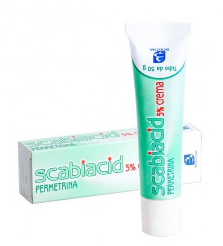 Scabiacid Crema  5% Permetrina Scabbia 30g
