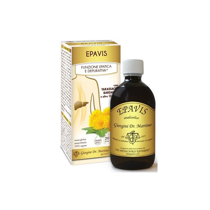 Dr. Giorgini Epavis Liquido Analcoolico Integratore Epatico 500 ml Dr. Giorgini Epavis Liquido Analcoolico Integratore Epatico 500 ml