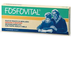 Fosfovital Integratore di Olio di Fegato di Merluzzo 7 Flaconcini Fosfovital Integratore di Olio di Fegato di Merluzzo 7 Flaconcini