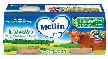 Mellin Omogeneizzato di Vitello 2 x 120 g Mellin Omogeneizzato di Vitello 2 x 120 g