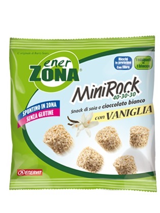 Ener Zona Mini Rock Snack Vaniglia Minipack 24 g Ener Zona Mini Rock Snack Vaniglia Minipack 24 g