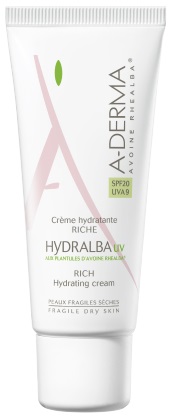 A-Derma Hydralba Uv Crema Ricca Idratante Pelle Secca 40 ml