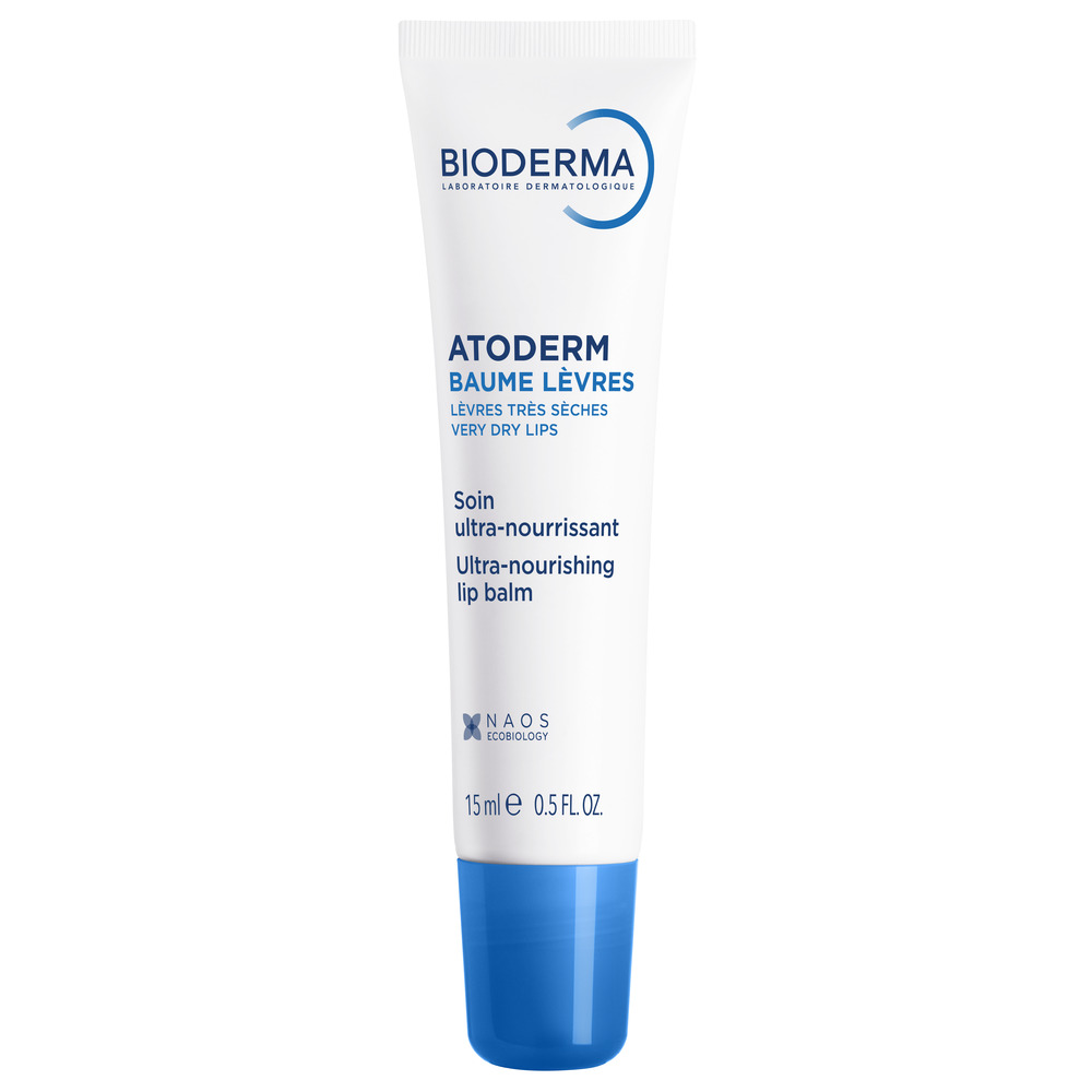 Bioderma Atoderm Baume Lèvres - Balsamo Riparatore Labbra Per Pelle Secca E Molto Secca 15 ml