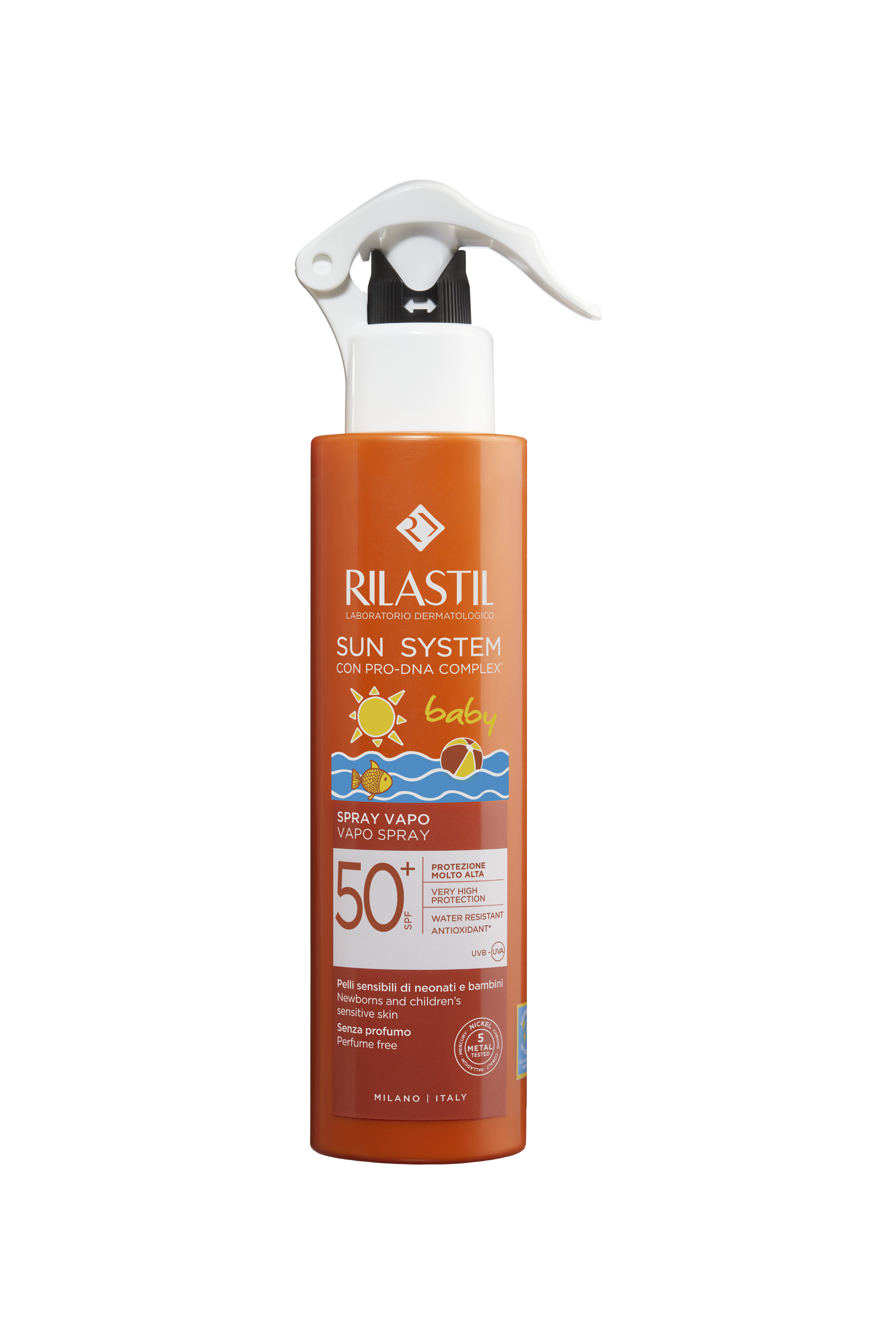 Rilastil Sun System Baby Spray Vapo SPF 50+ Protezione Bambini 200 ml
