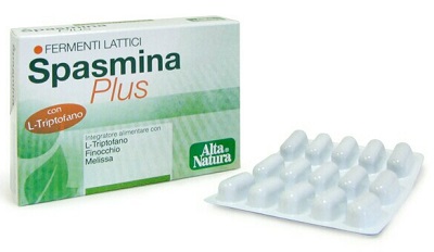 Alta Natura Spasmina Plus Integratore Fermenti Lattici 30 Capsule Alta Natura Spasmina Plus Integratore Fermenti Lattici 30 Capsule