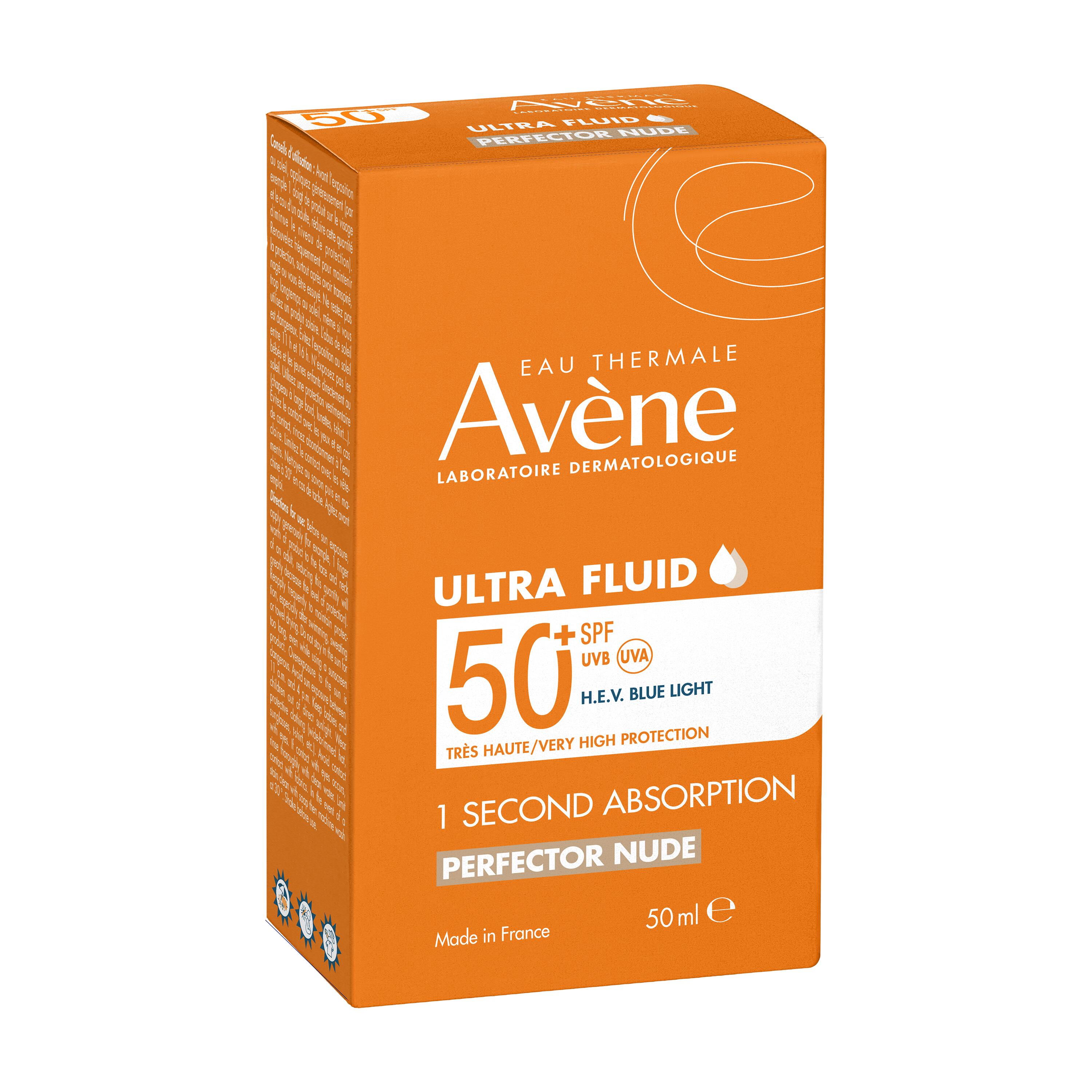 Avène - Ultra Fluid Perfezionatore Protezione Solare Molto Alta SPF50+ Viso 50 ml