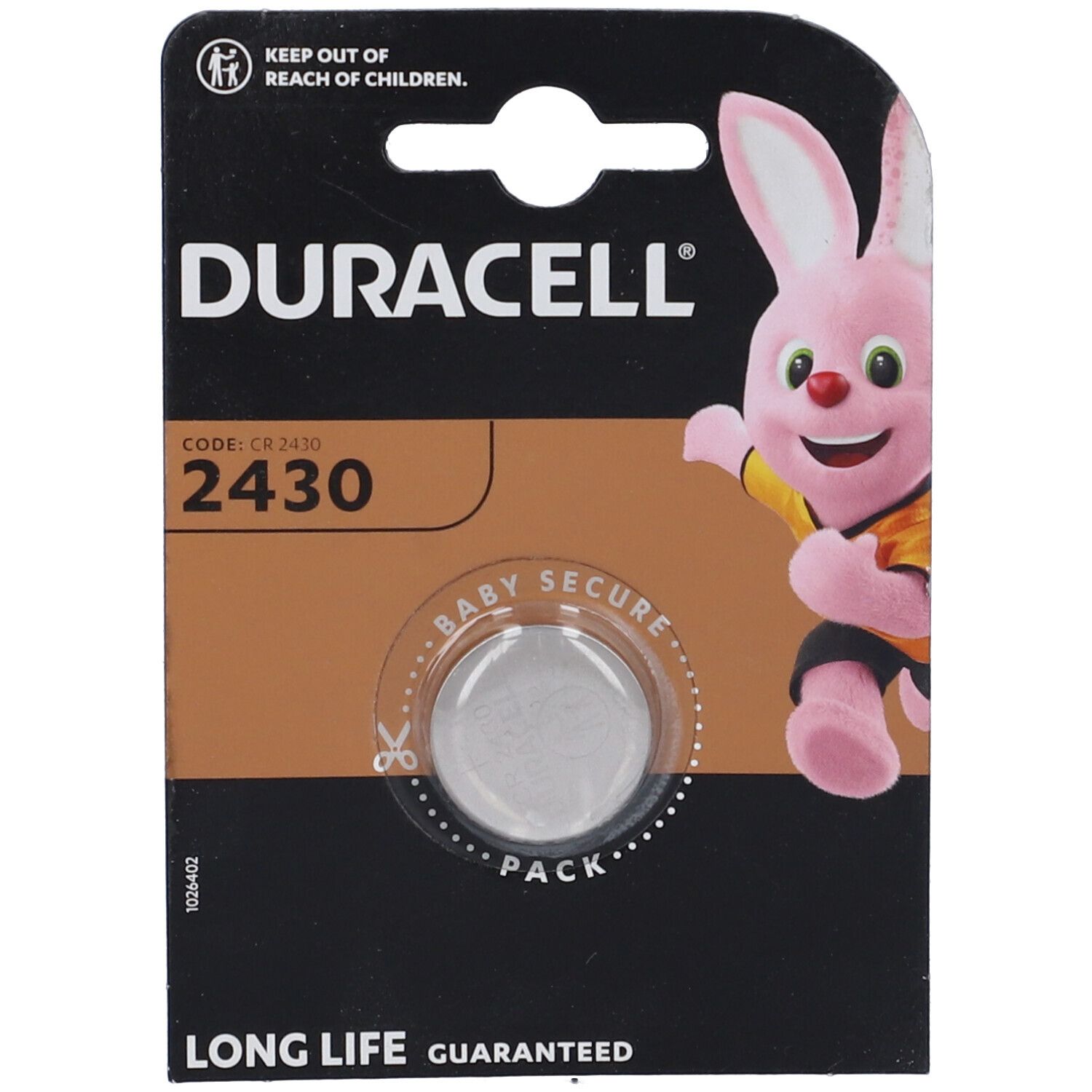 DURACELL 2430 LARGE BLISTER