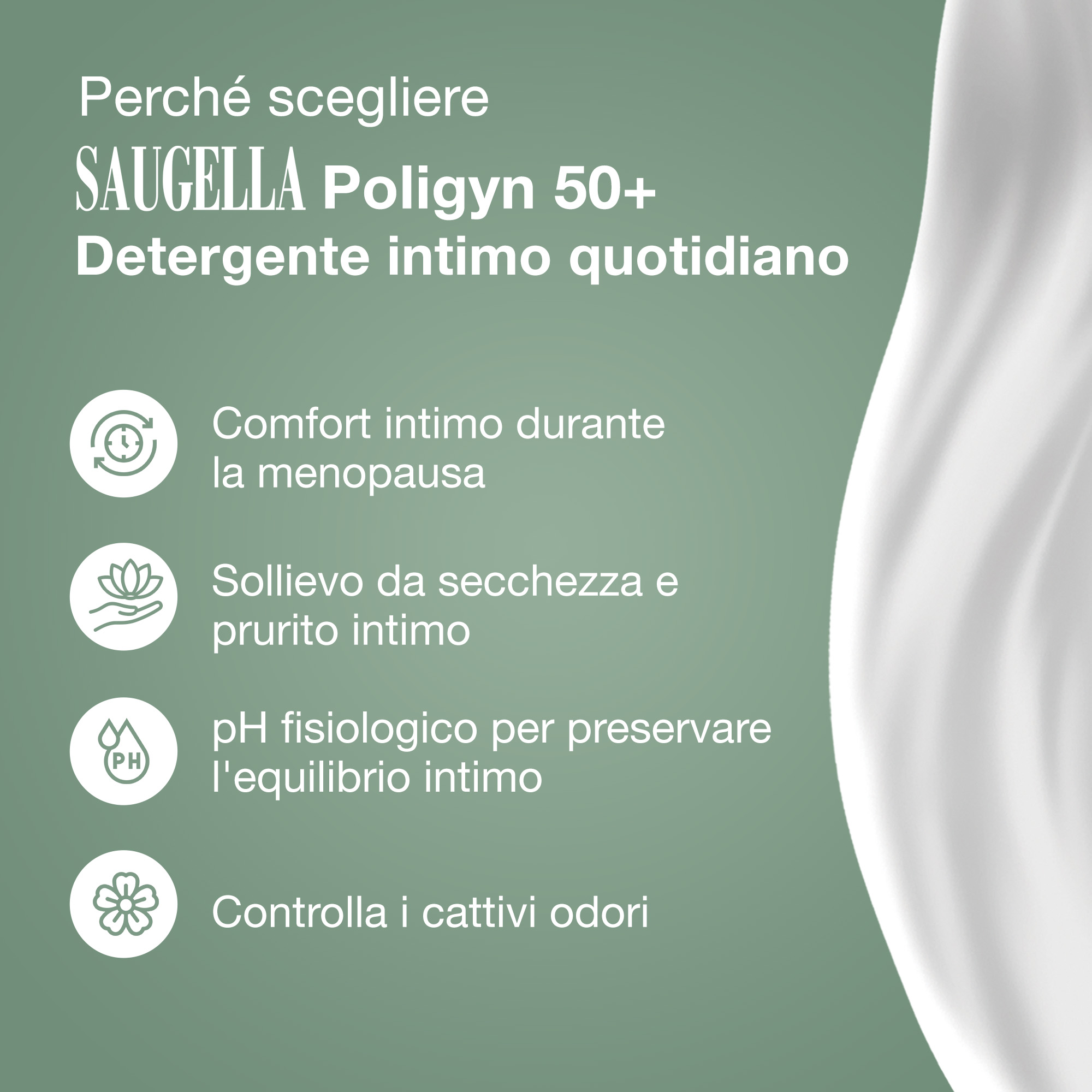 Saugella Poligyn Detergente Intimo Donna pH Neutro 250 mL