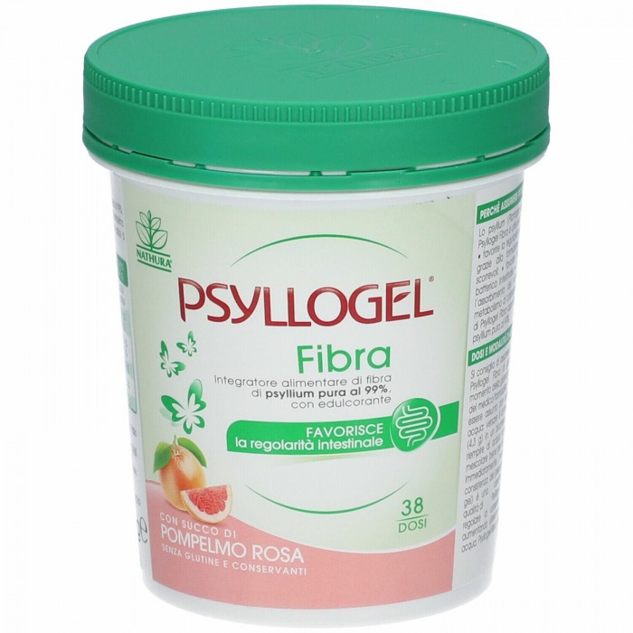 Psyllogel Fibra Integratore Gusto Pompelmo Rosa Senza Zucchero 170 g