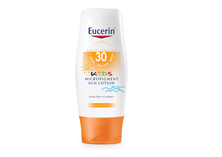 Eucerin Sun Bambini Micropigment Lozione Solare FP 30 Protezione Alta 150 ml Eucerin Sun Bambini Micropigment Lozione Solare FP 30 Protezione Alta 150 ml