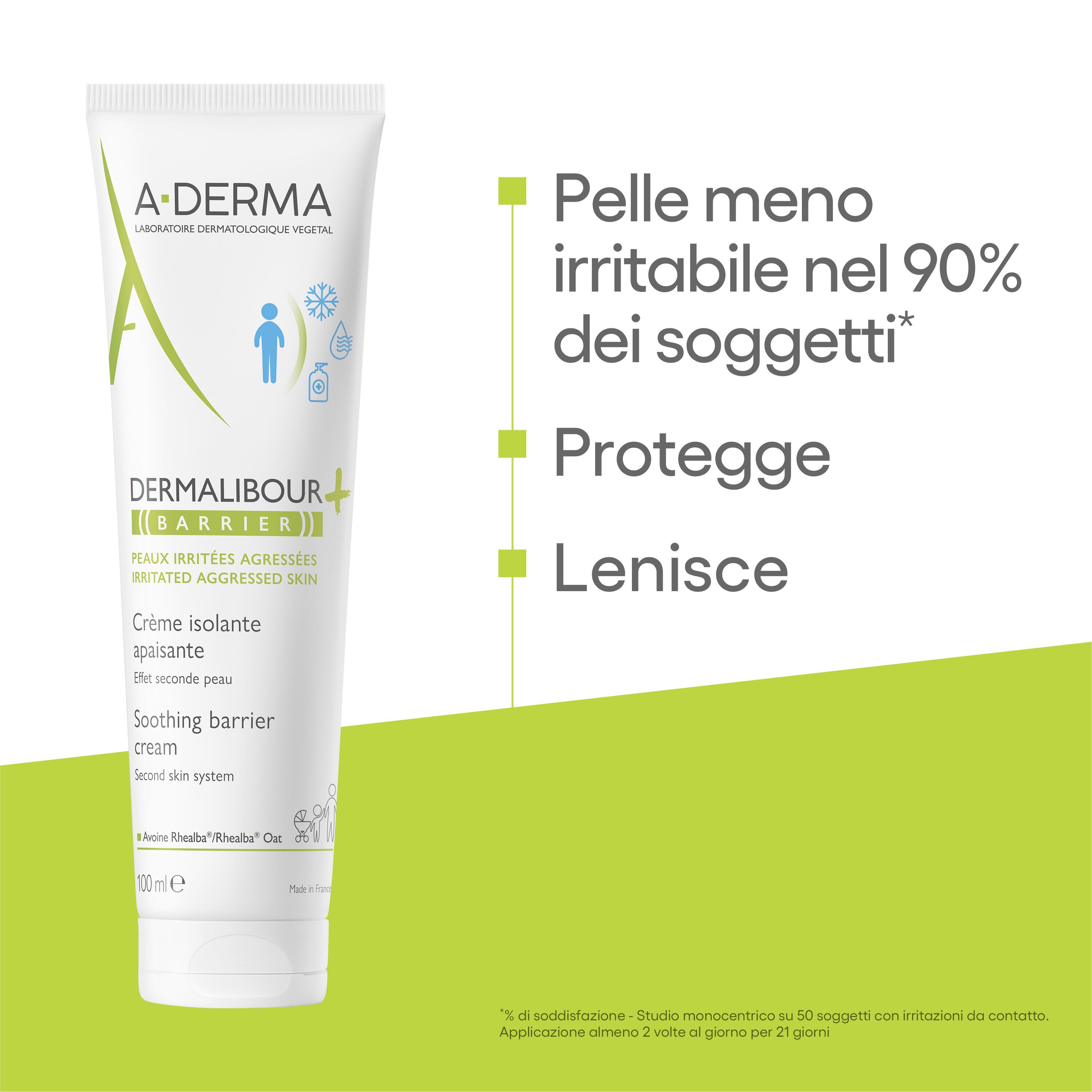 A-Derma Dermalibour+ Barrier - Crema Isolante Lenitiva Per Pelle Irritabile E Fragilizzata 100 ml