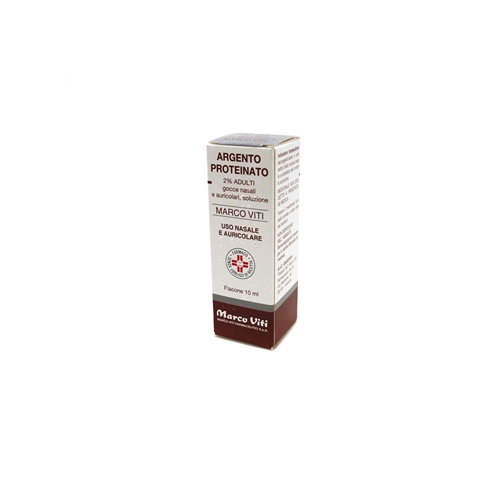 Argento Proteinato Marco Viti 2% Adulti Decongestionante Gocce 10 Ml