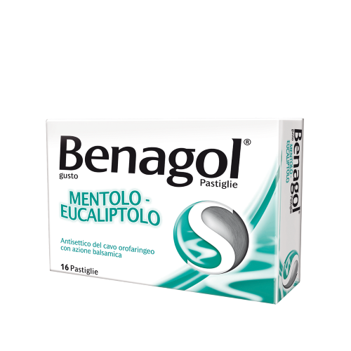 BENAGOL MENTOLO & EUCALIPTOLO 16 PAST. pastiglie mal di gola 