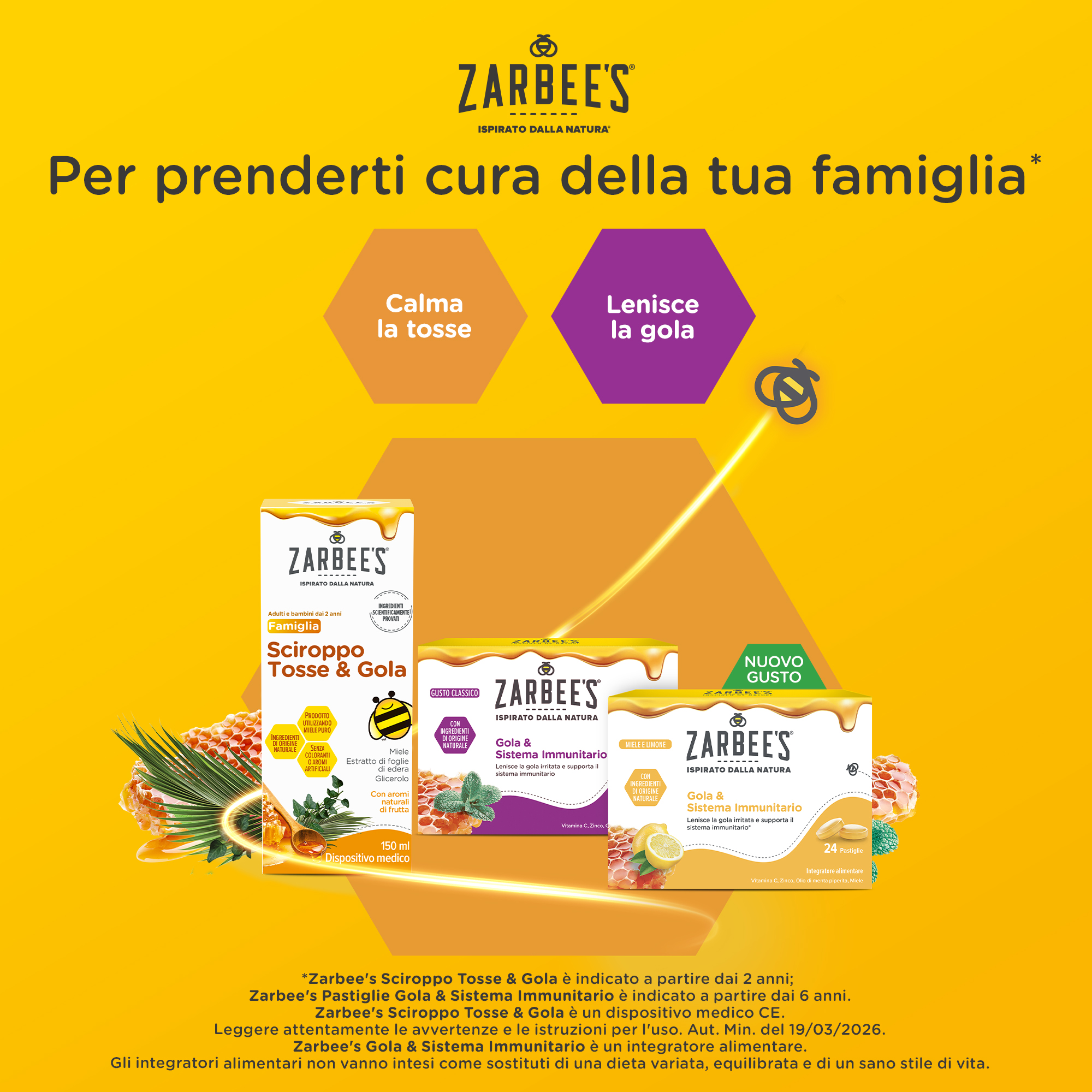 Zarbee's Sciroppo Tosse & Gola - Sciroppo Lenitivo Per Adulti E Bambini 150 ml