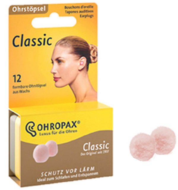Ohropax Tappo Auricolare in Cera 12 Pezzi
