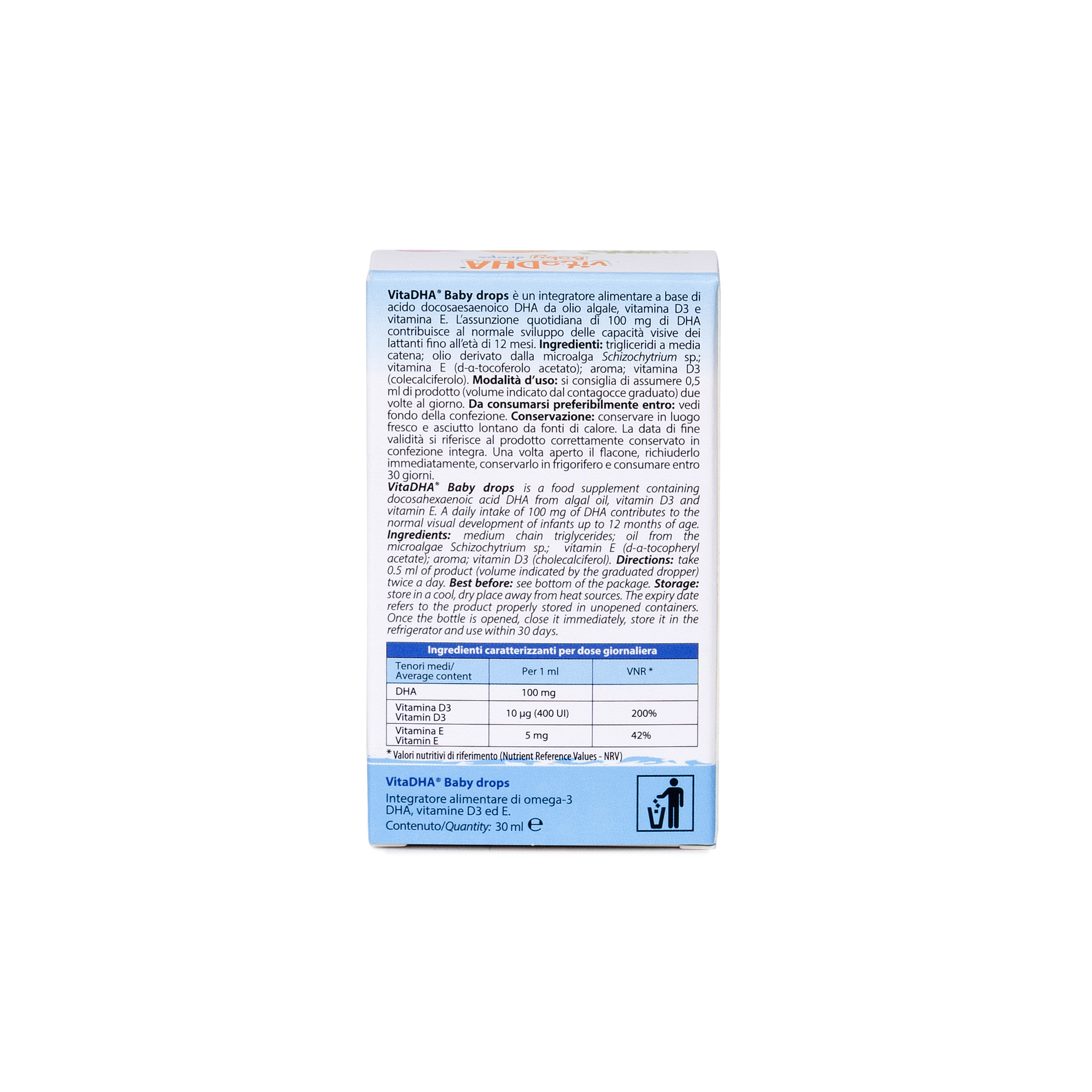 Vitadha Baby Drops Integratore 30 ml